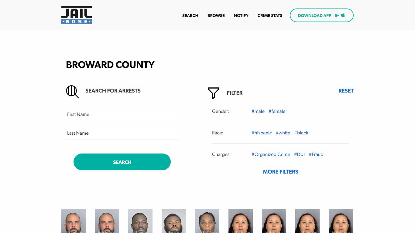 Broward County Jail Inmate Search and Mugshots | JailBase